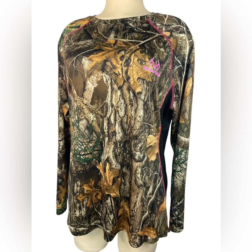 Realtree Edge Camouflage Long Sleeve Top Women’s 2XL